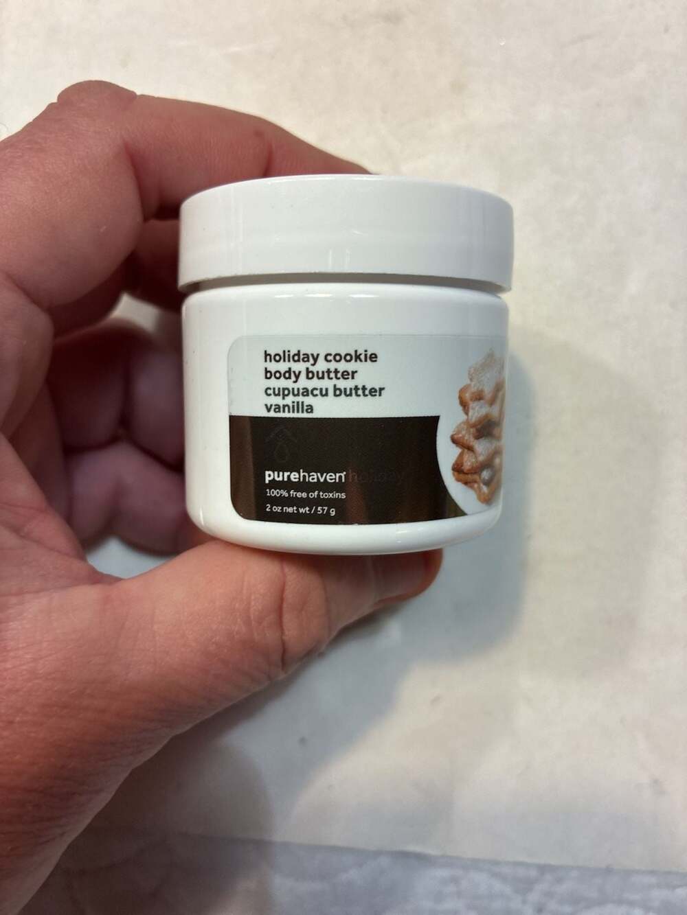 Pure Haven Holiday Cookie Body Butter Cupuacu Butter Vanilla 2 oz